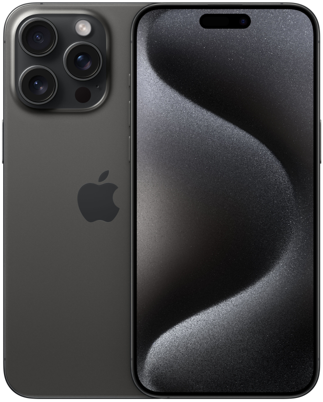 Apple iPhone 15 Pro Max, 256 ГБ, «Титановый чёрный»
