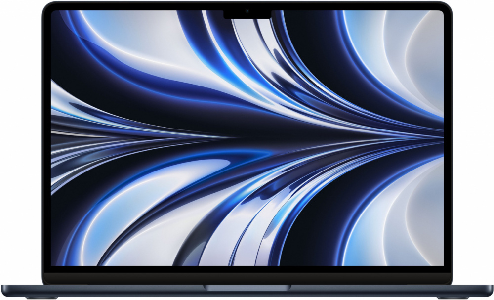Apple MacBook Air 13” (M2, 8C / 10C, 2022), 8 ГБ, 256 ГБ SSD, Полуночный черный