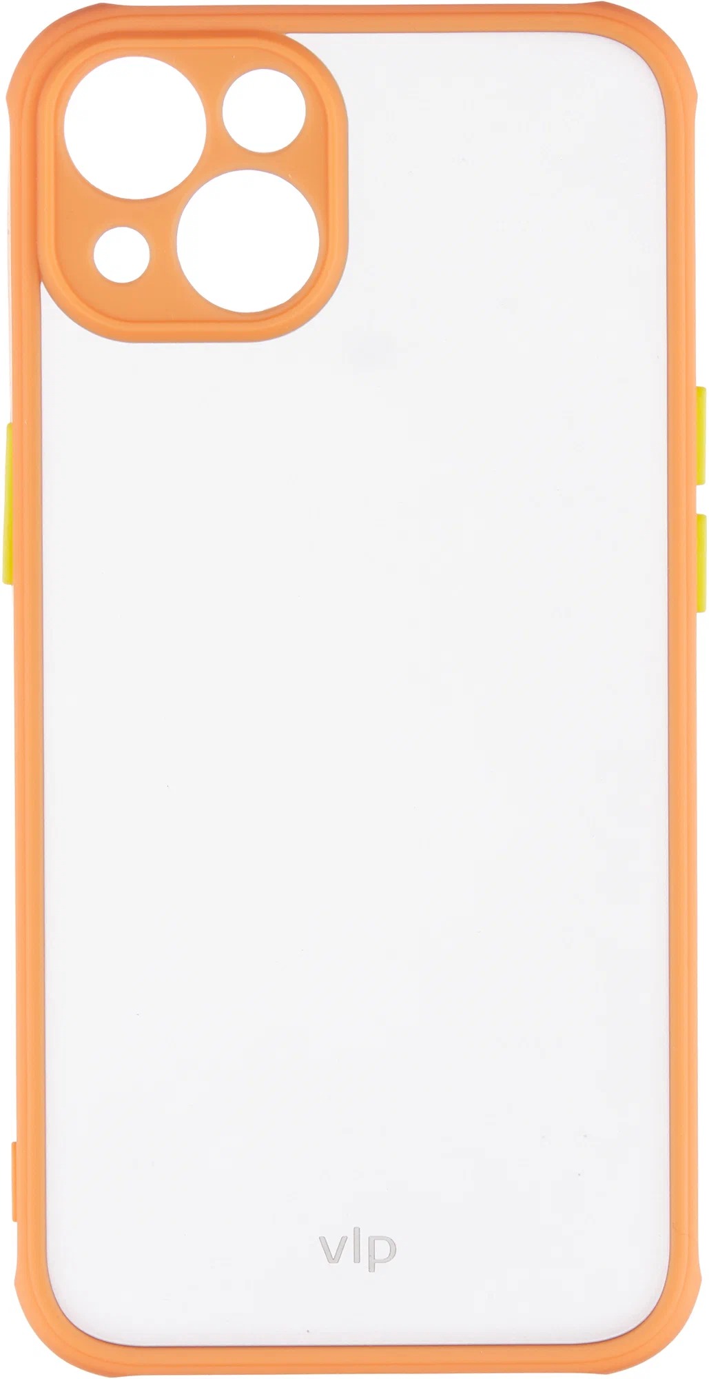Чехол защитный "vlp" Matte Case для iPhone 13, оранжевый
