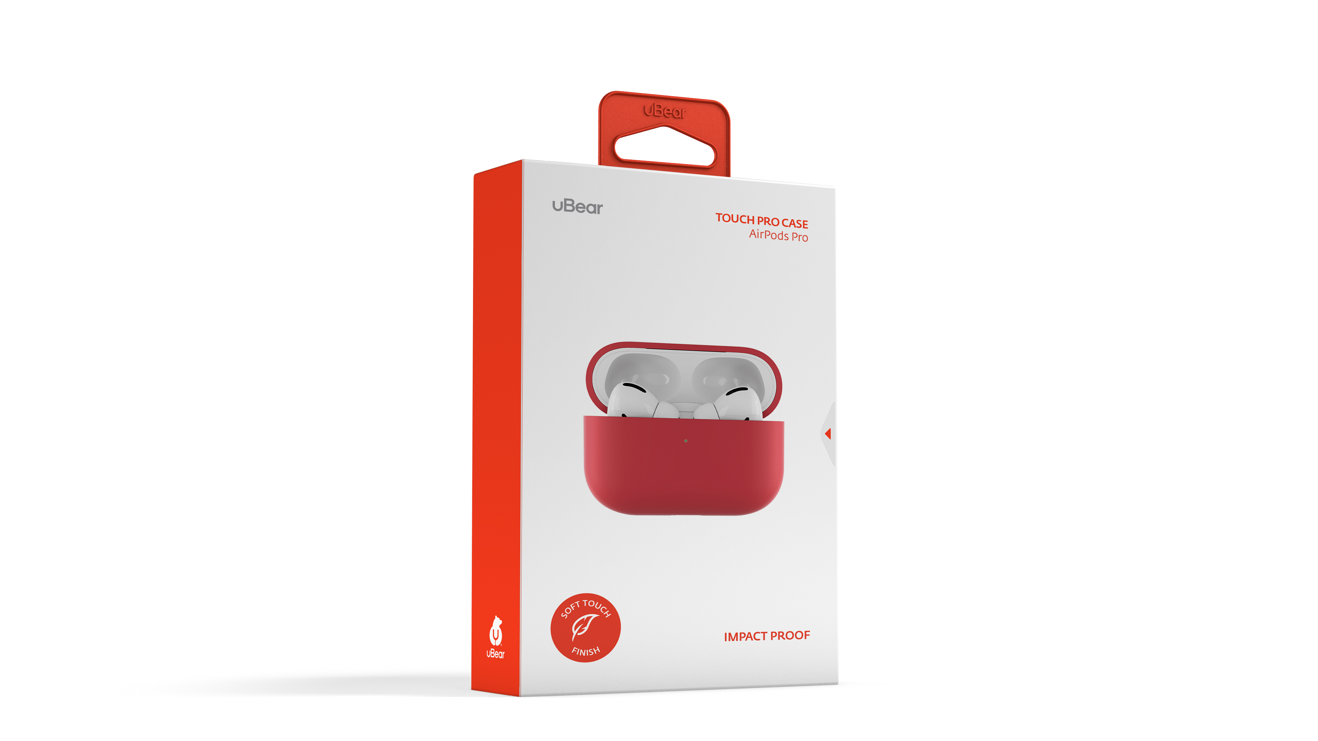 Защитный чехол Airpods Pro Touch Pro Silicone Case, 1,5 мм усиленный, красный
