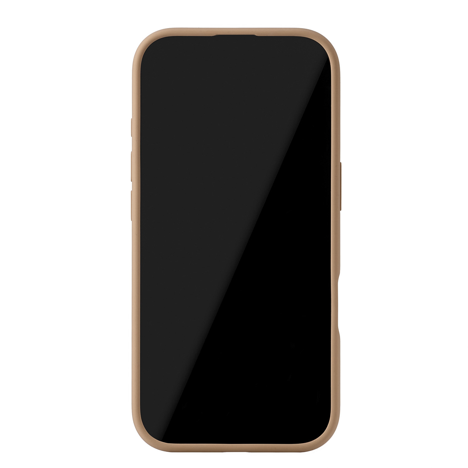 На фото изображено Чехол защитный uBear Touch Mag Case для iPhone 17 MagSafe, латте
