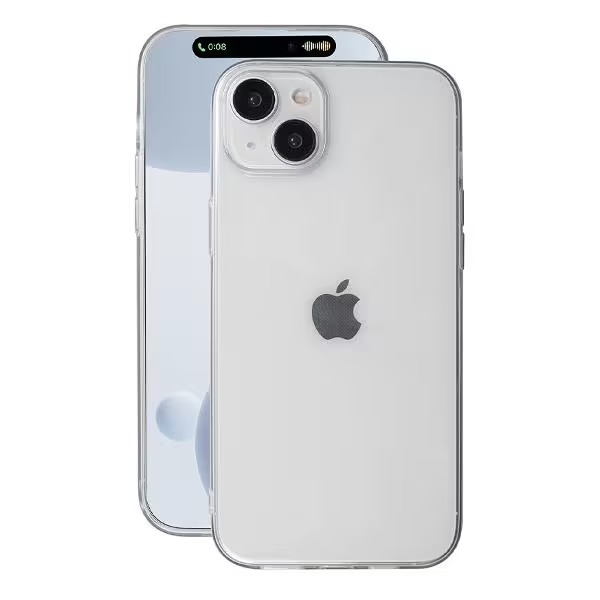 Чехол Gel Case для Apple iPhone 15 Plus, прозрачный, Deppa