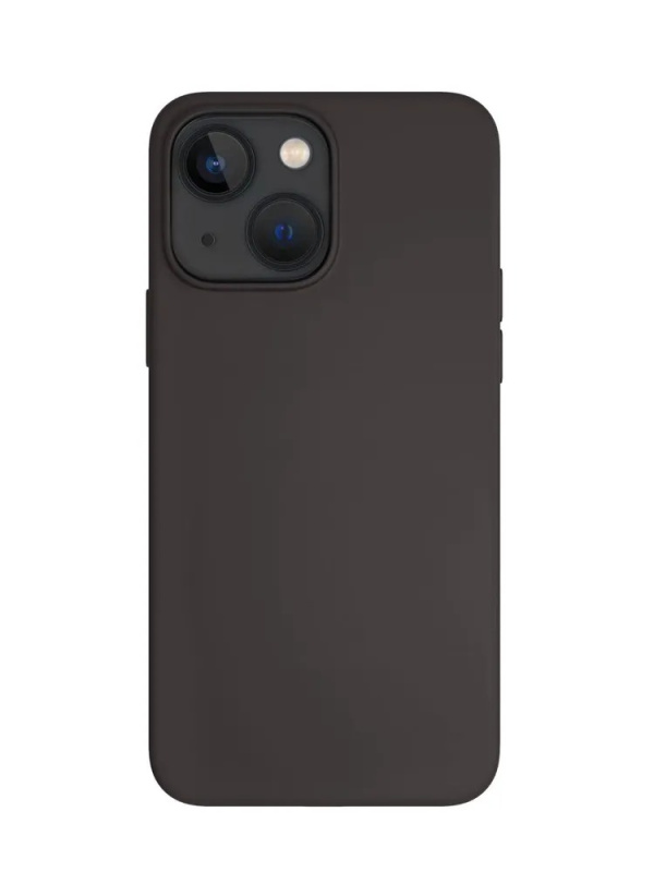 Чехол защитный "vlp" Silicone case с MagSafe для iPhone 14, черный