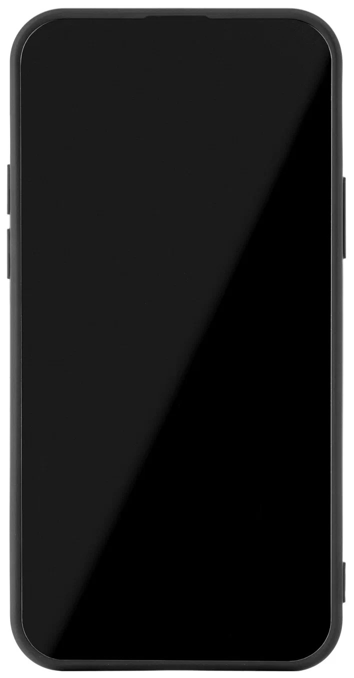 Чехол защитный ROCKET Sense для iPhone 12, soft-touch матовый, TPU, чёрный