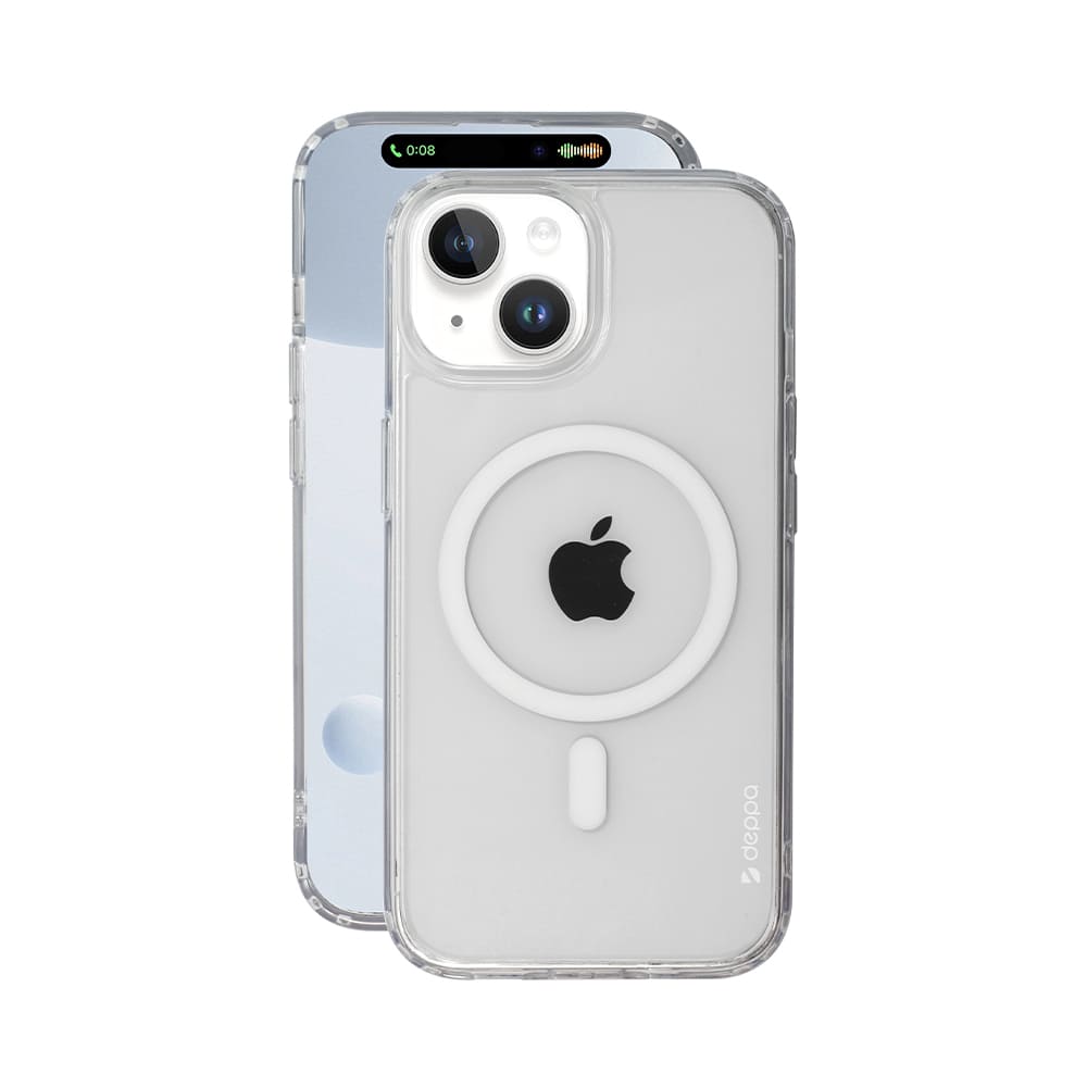 Чехол Gel Pro Magsafe для Apple iPhone 15 Plus, прозрачный, Deppa