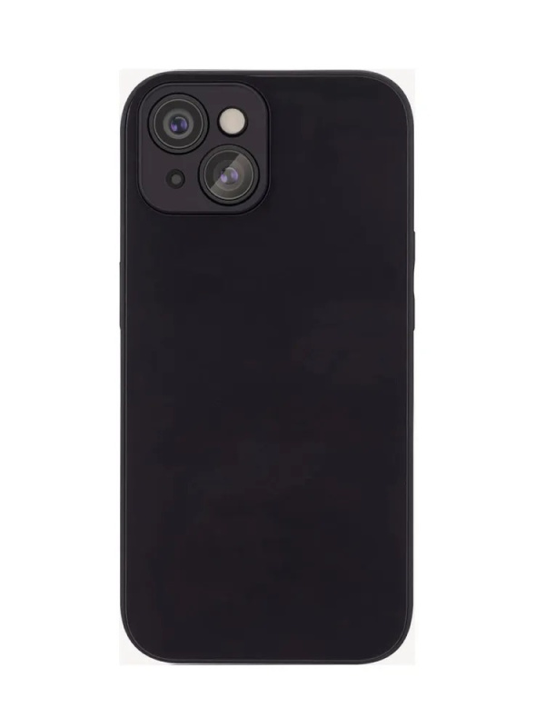 Чехол защитный "vlp" Glaze Case с MagSafe для iPhone 15, черный