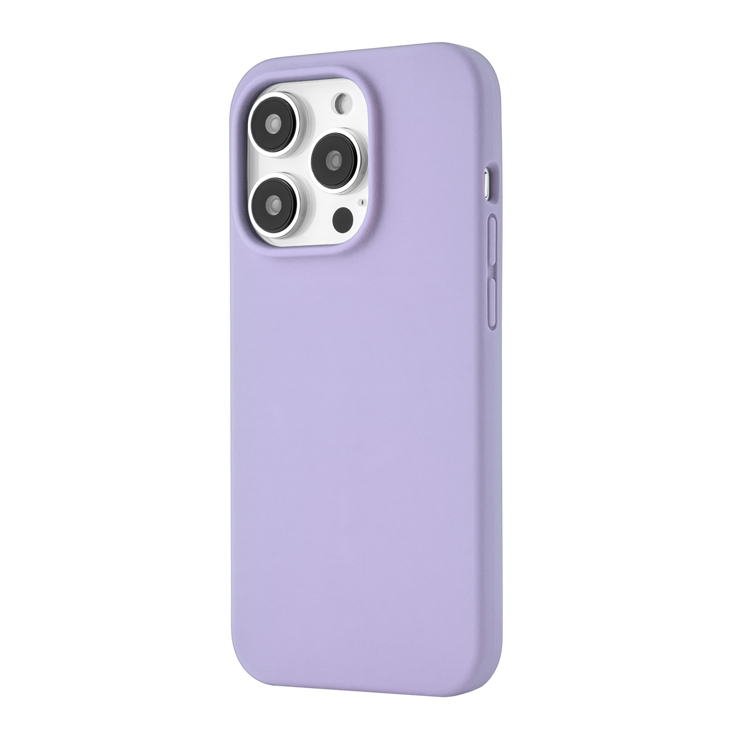 Чехол защитный uBear Touch Case для  iPhone 14 Pro, силикон, софт-тач, фиолетовый