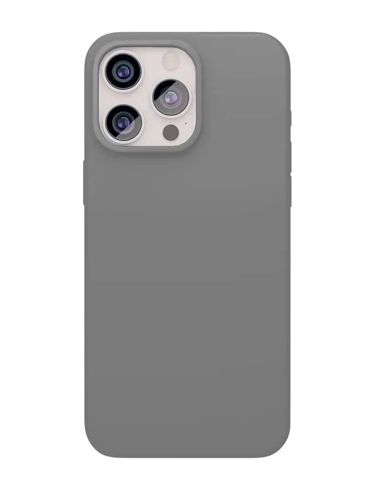 Чехол защитный "vlp" Aster Case с MagSafe для iPhone 15 ProMax, серый