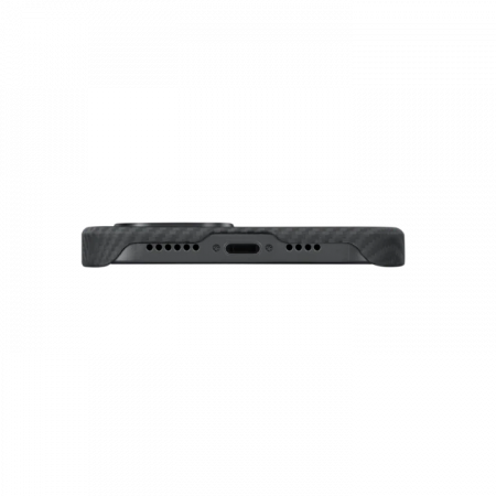 Чехол Pitaka MagEZ Case 3 для iPhone 14 Plus (6.7"), черно-серый узкое плетение, кевлар (арамид)