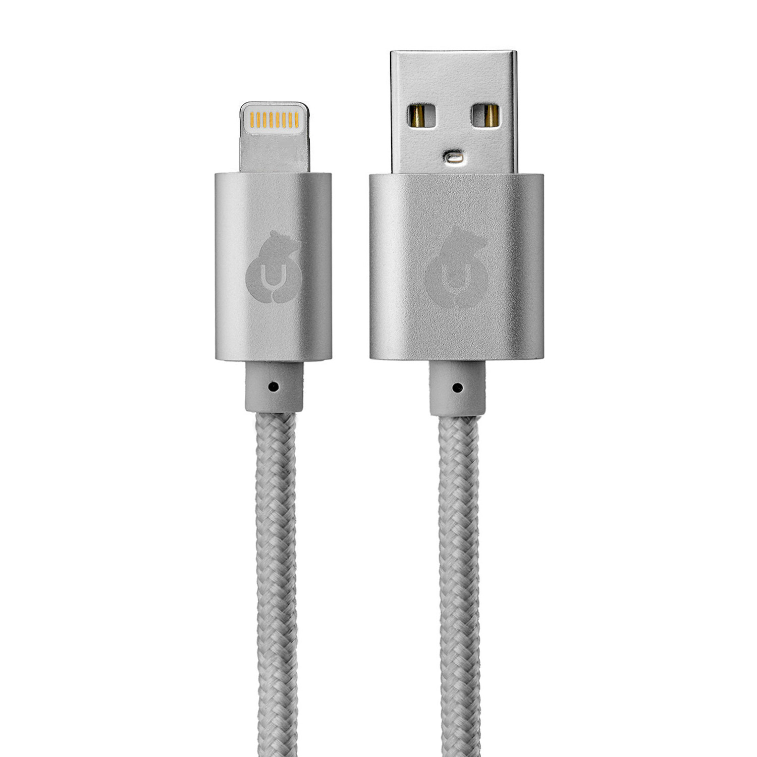 Зарядный кабель CORD Lightning USB Cable, 1,0 m, серый