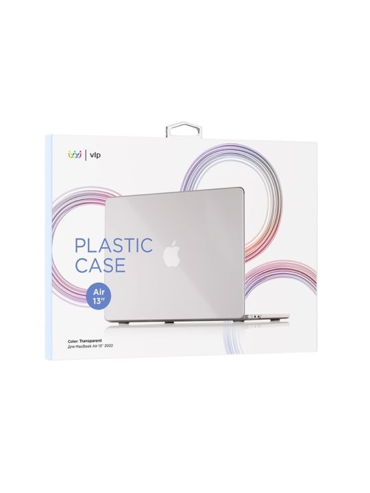 Чехол защитный "vlp" Plastic Case для MacBook M2 Air13 2022, прозрачный