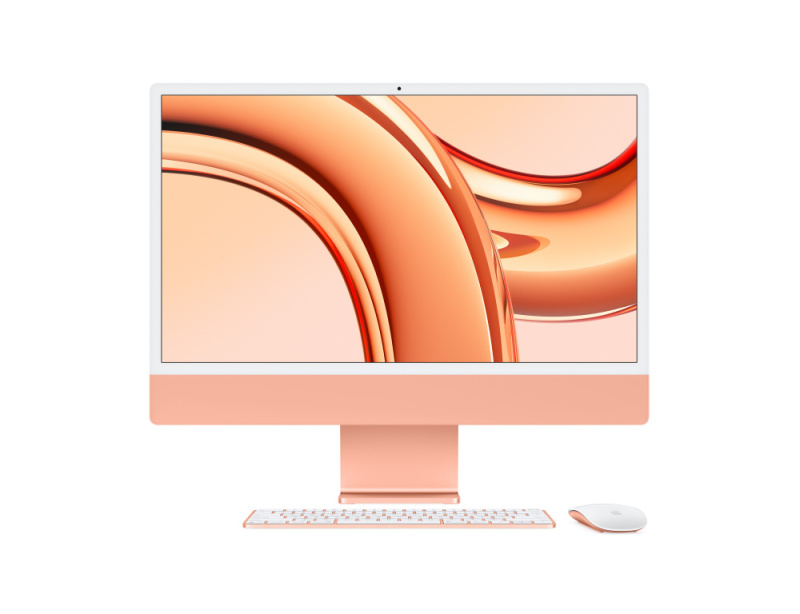 Apple iMac 24" Retina 4,5K, M3 8C / 10C, 8 ГБ, 256 ГБ, Оранжевый