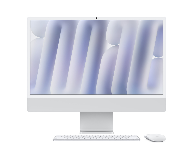 Apple iMac 24" Retina 4,5K, M4 8C / 8C, 16 ГБ, 256 ГБ, Серебристый