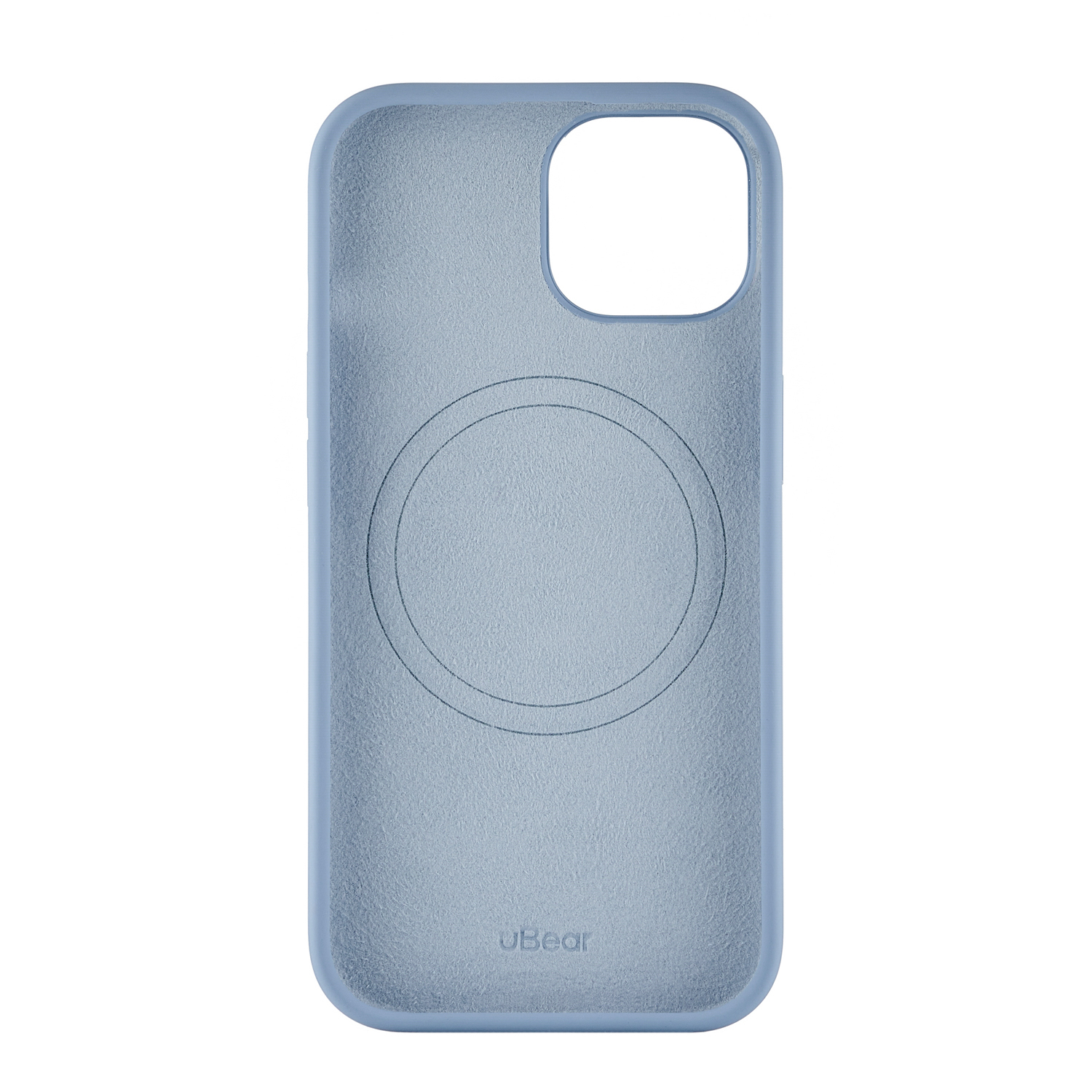 Чехол защитный uBear Touch Mag Case для iPhone 15, MagSafe совместимый, Голубой