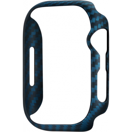 Кевларовый чехол Pitaka для Apple Watch 7/8/9 (45мм), синий