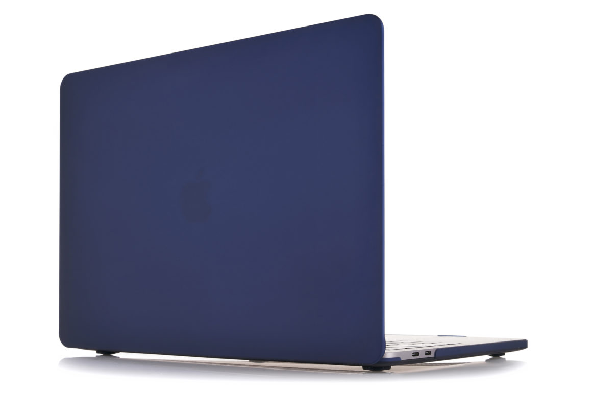 Чехол защитный VLP Plastic Case для MacBook Pro 13" 2020, темно-синий