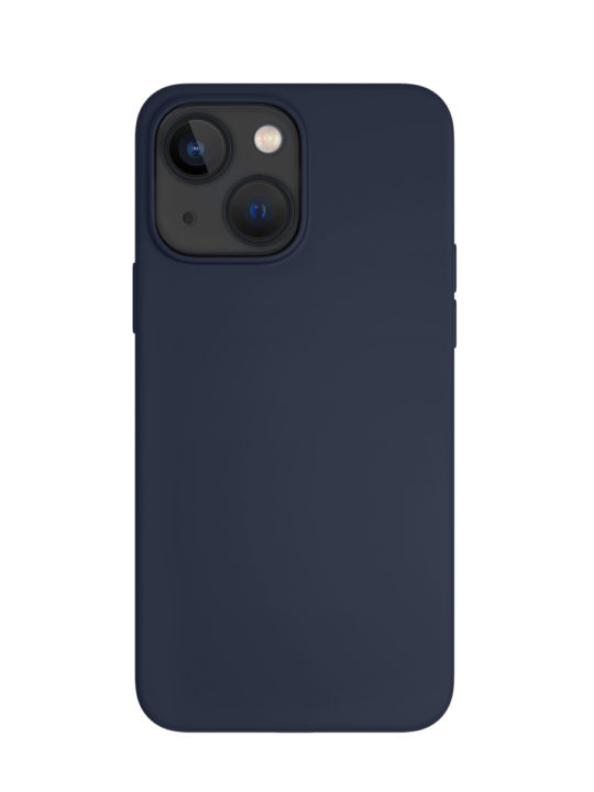 Чехол защитный &quot;vlp&quot; Silicone case с MagSafe для iPhone 14, темно-синий