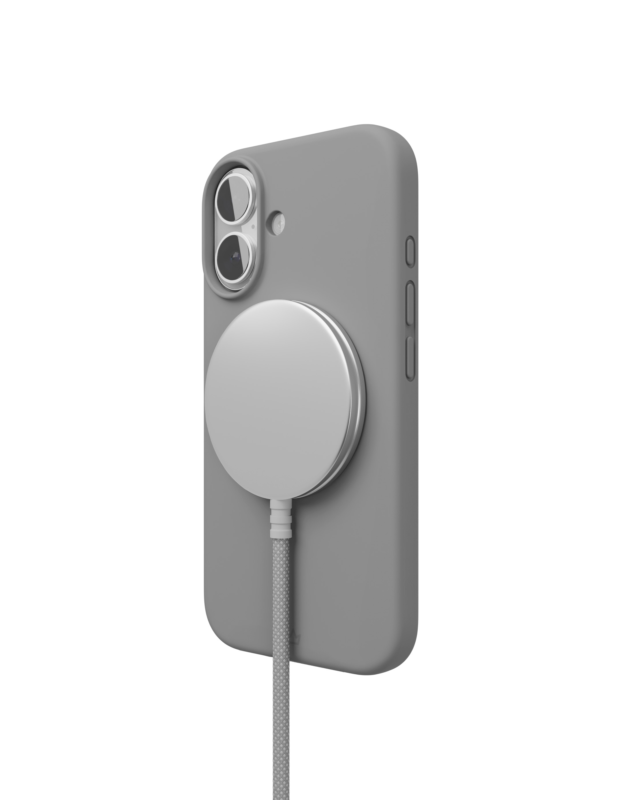 Чехол защитный "vlp" Aster Case с MagSafe для iPhone 16, серый