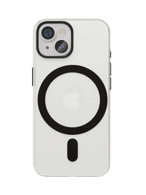 Чехол защитный "vlp" Diamond Case с MagSafe для iPhone 14/15, черный