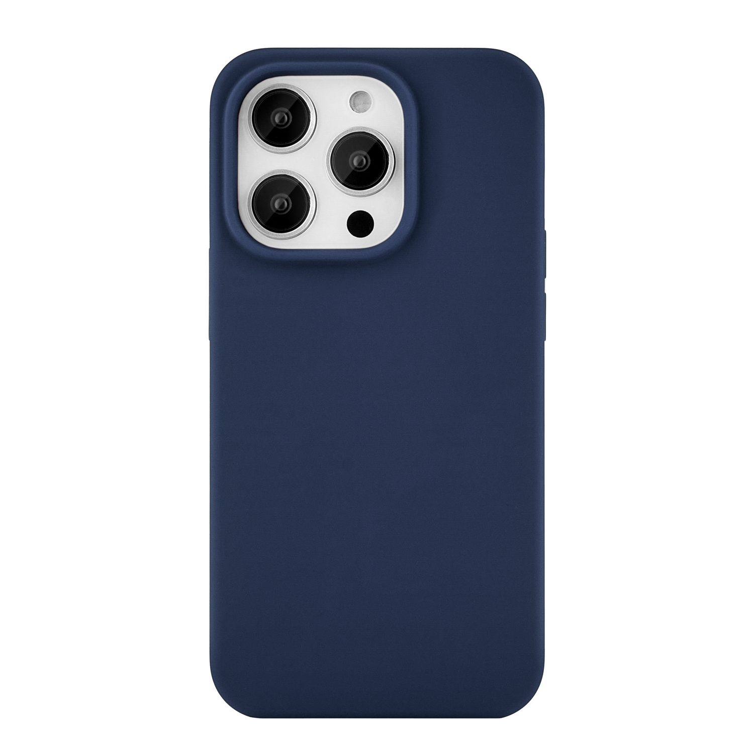 Чехол защитный uBear Touch Mag Case для  iPhone 14 Pro, MagSafe совместимый, силикон, софт-тач, тёмно-синий