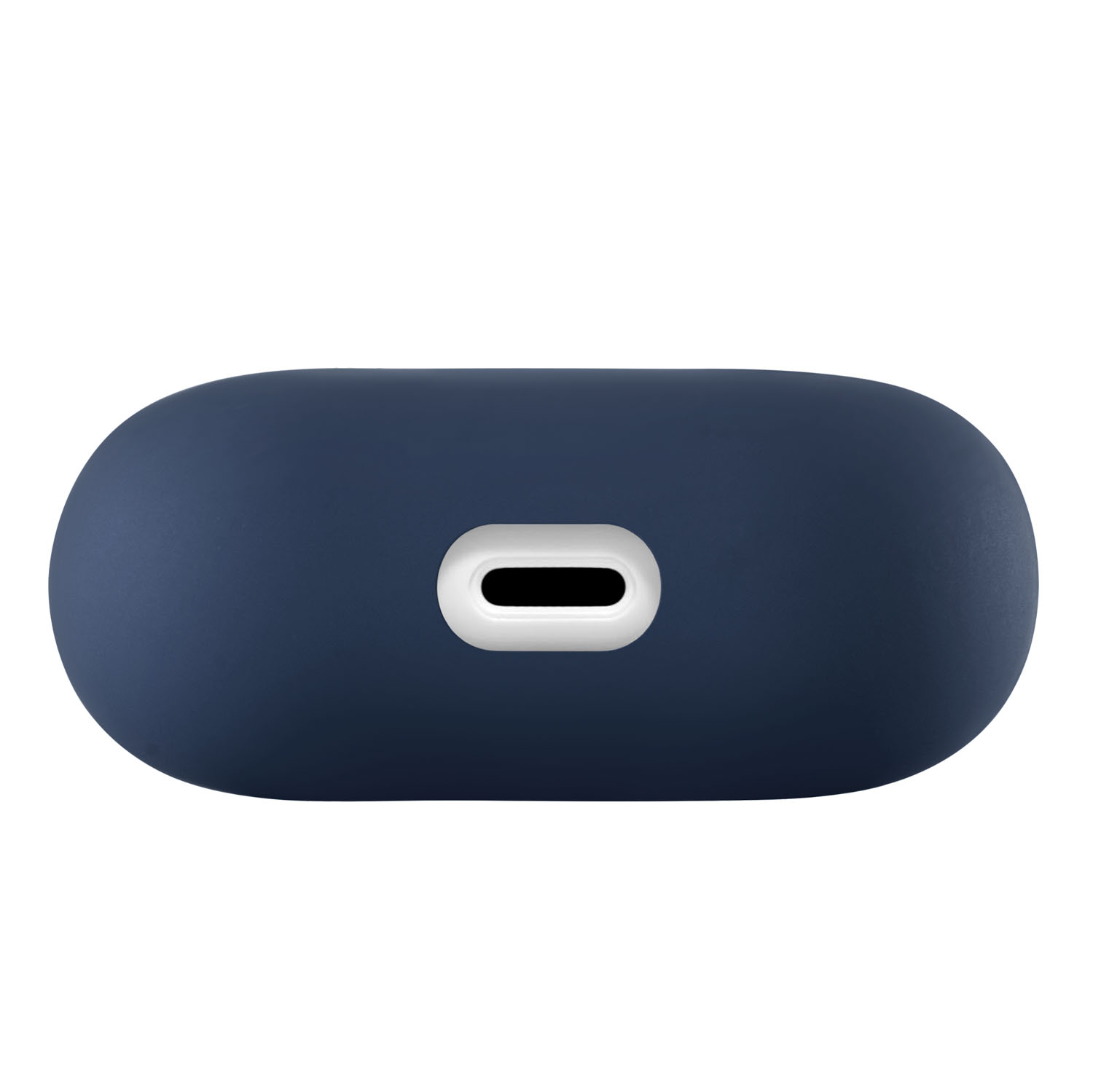 Ультратонкий силиконовый чехол Touch case для AirPods 3, тёмно-синий