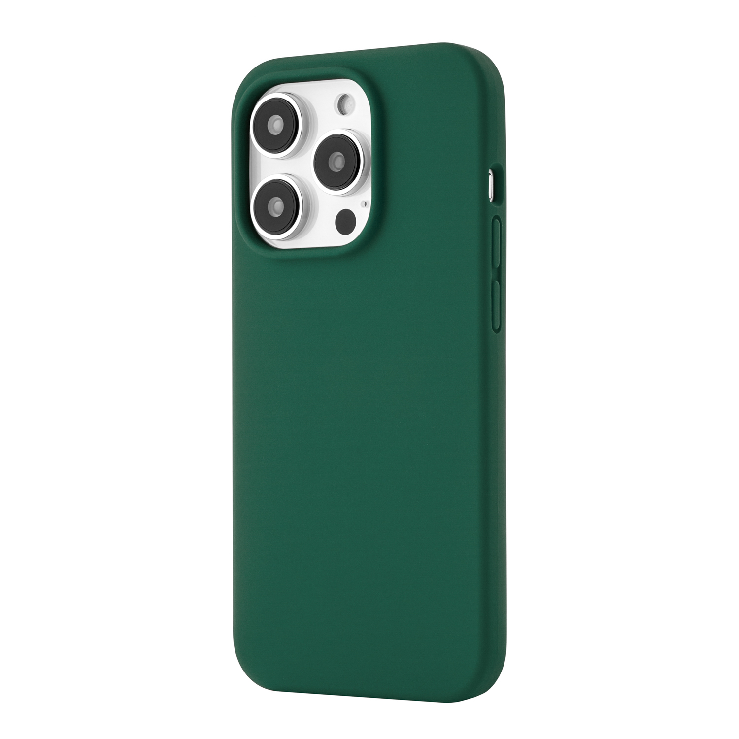 Чехол защитный uBear Touch Case для  iPhone 14 Pro, силикон, софт-тач, зелёный