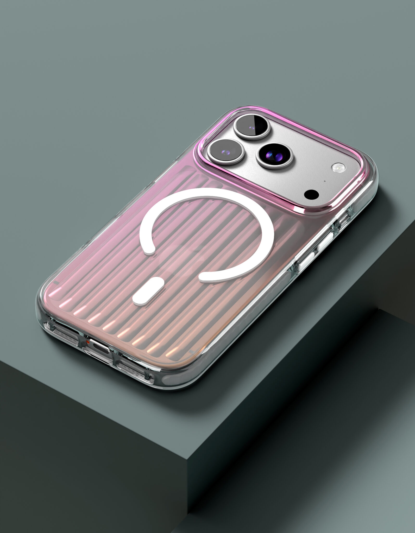 Фото Чехол защитный VLP Pulse Case с MagSafe для iPhone 17 Pro, перламутровый На фото изображено Чехол защитный VLP Pulse Case с MagSafe для iPhone 17 Pro, перламутровый