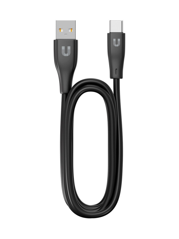 Дата-кабель Uzay USB A - USB C, 1.2м, черный