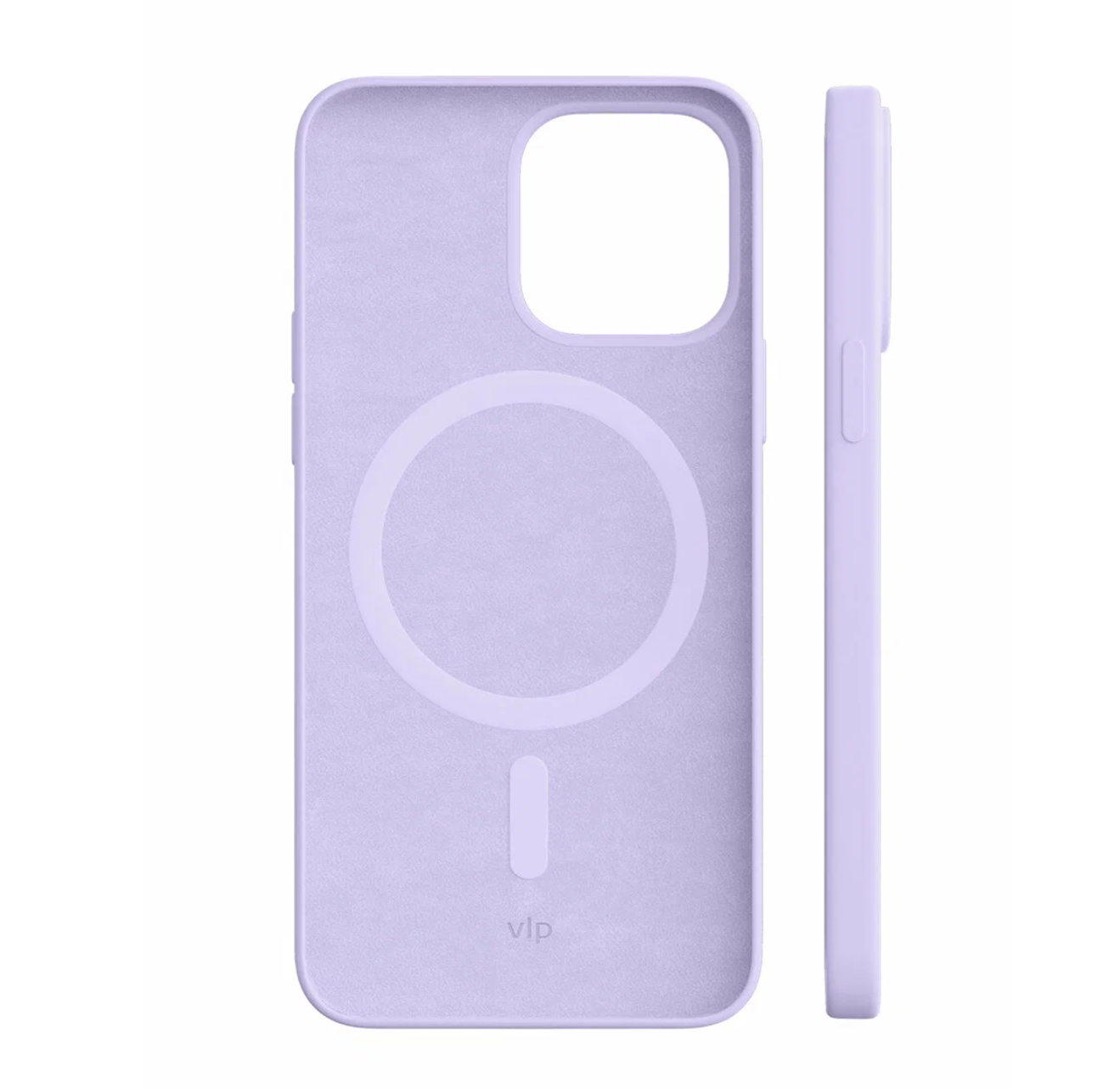 Чехол защитный VLP Silicone case с MagSafe для iPhone 14 Pro, сиреневый
