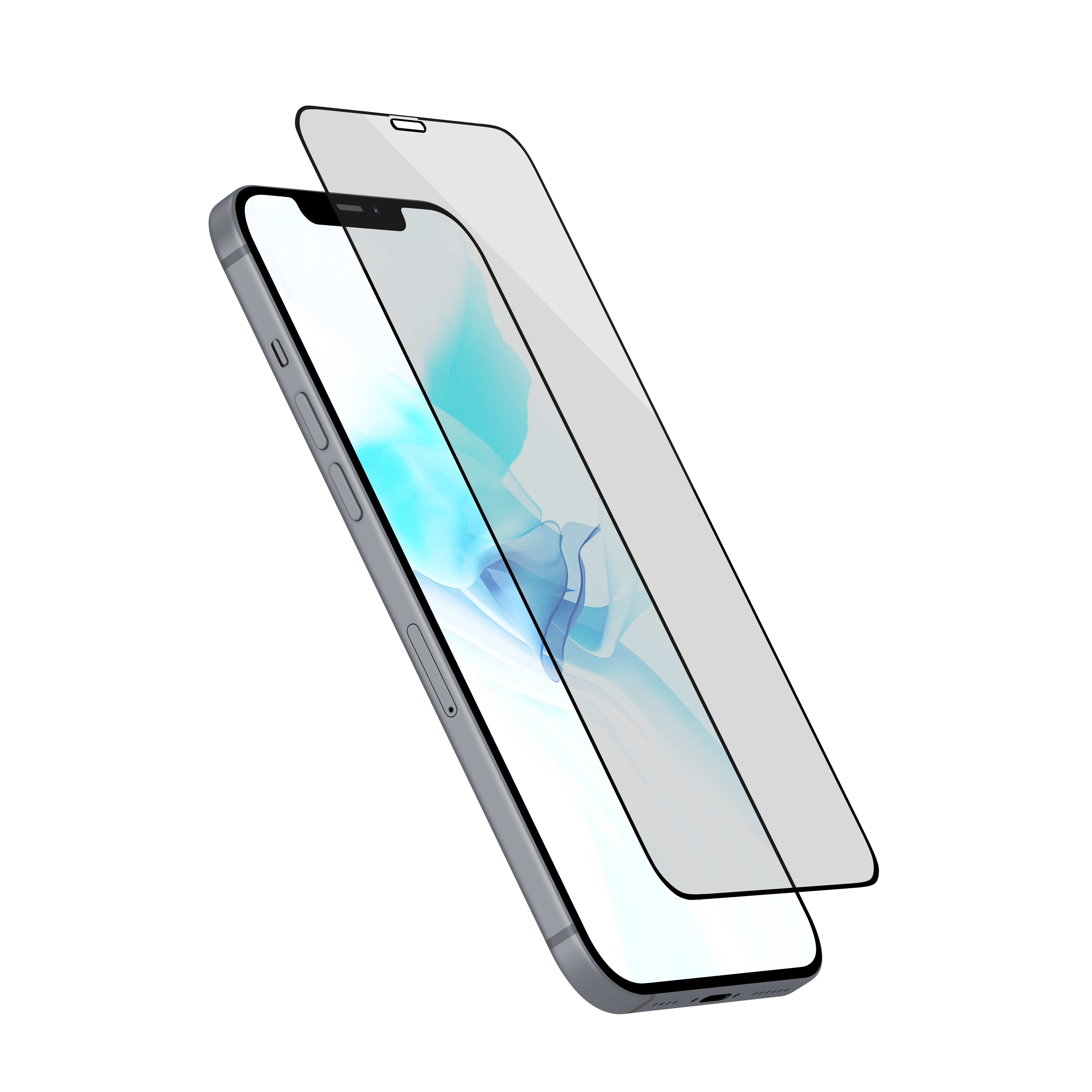 Antibacterial Extreme Nano Shield iPhone 12 Pro Max, чёрный