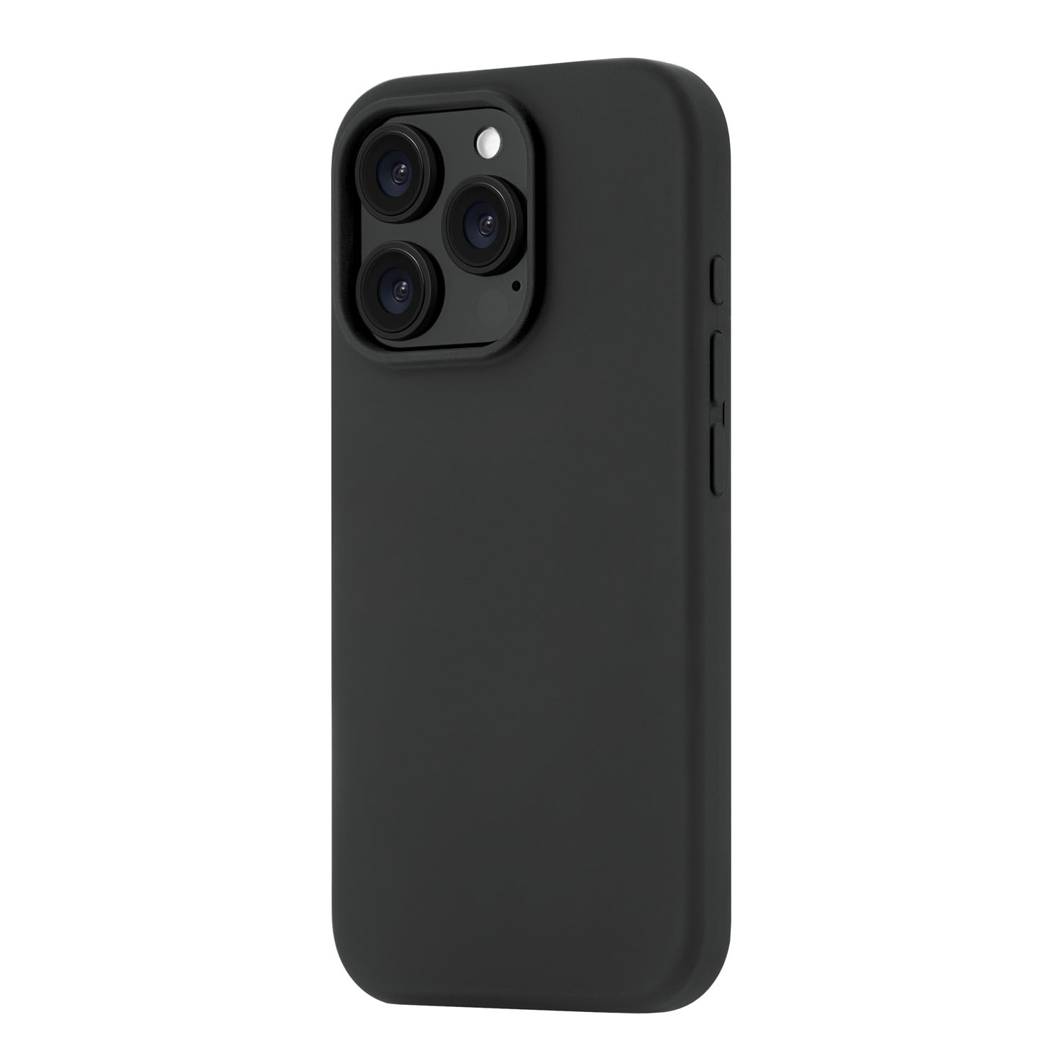 Чехол защитный uBear Touch Mag Case для iPhone 16 Pro, MagSafe совместимый, силикон, софт-тач, черный