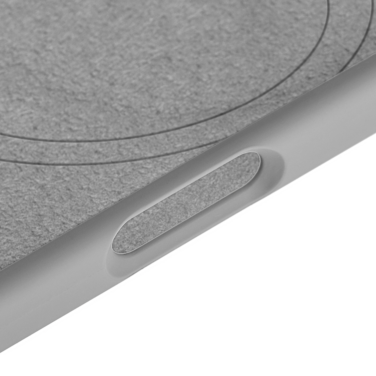 На фото изображено Чехол защитный uBear Touch Mag Case для iPhone 17 MagSafe, светло-серый