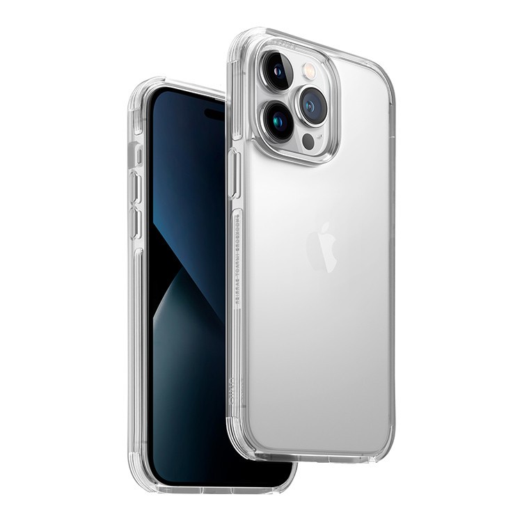 Чехол Uniq для iPhone 14 Combat Clear, прозрачный