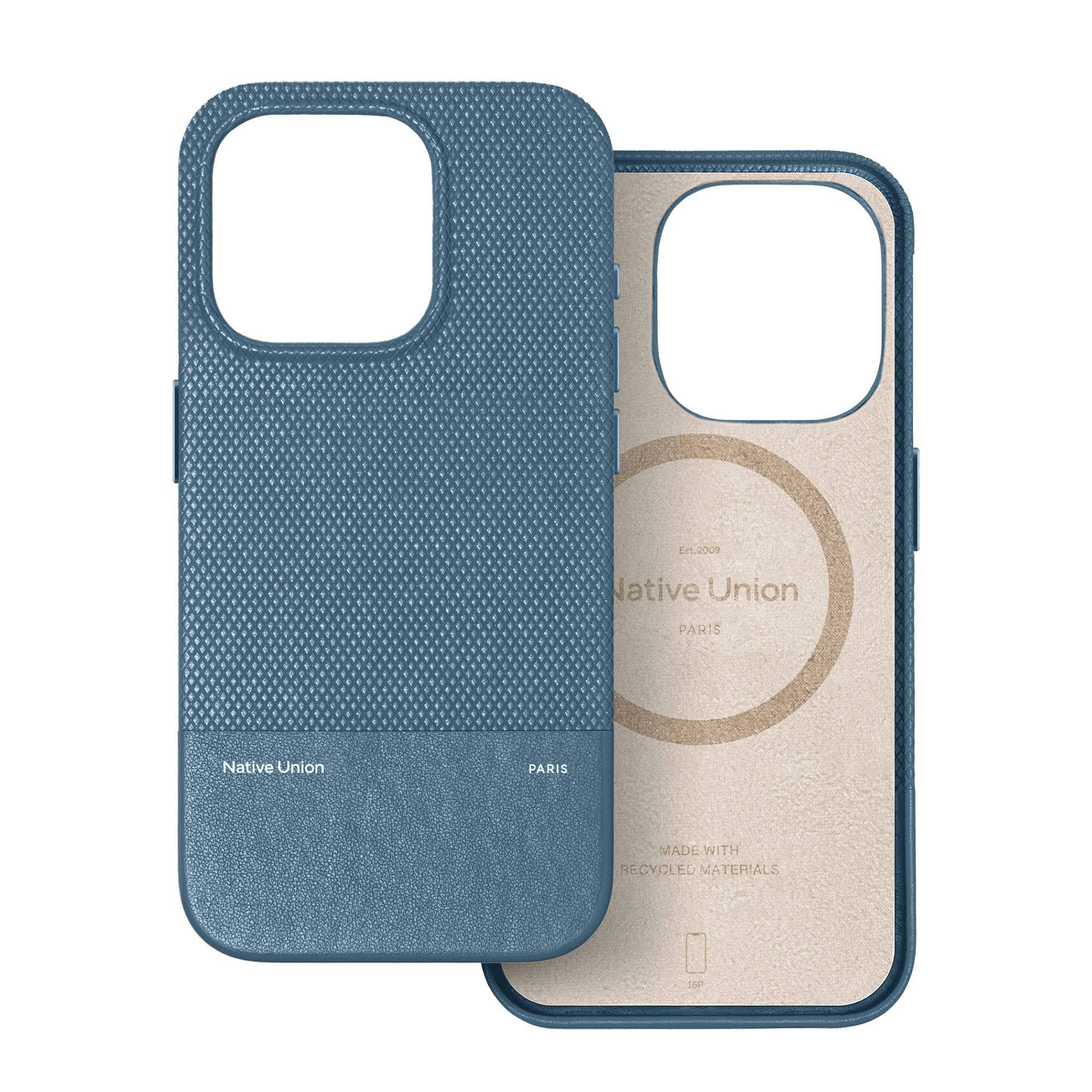 (RE)CLASSIC CASE FOR IPHONE 16 PRO NAVY, чехол защитный для iPhone 16 PRO, цвет: синий