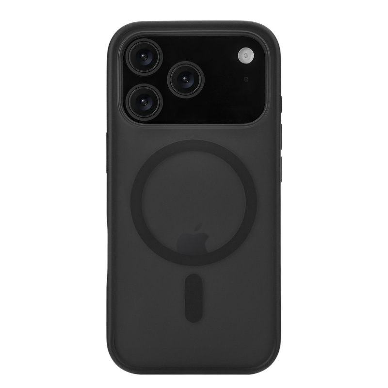 Фото Чехол защитный uBear Cloud Mag Case для iPhone 17 Pro, MagSafe, черный На фото изображено Чехол защитный uBear Cloud Mag Case для iPhone 17 Pro, MagSafe, черный