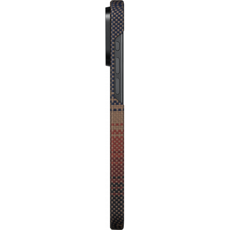 Чехол Pitaka Fusion Weaving MagEZ 5 для iPhone 15 Pro, Sunset