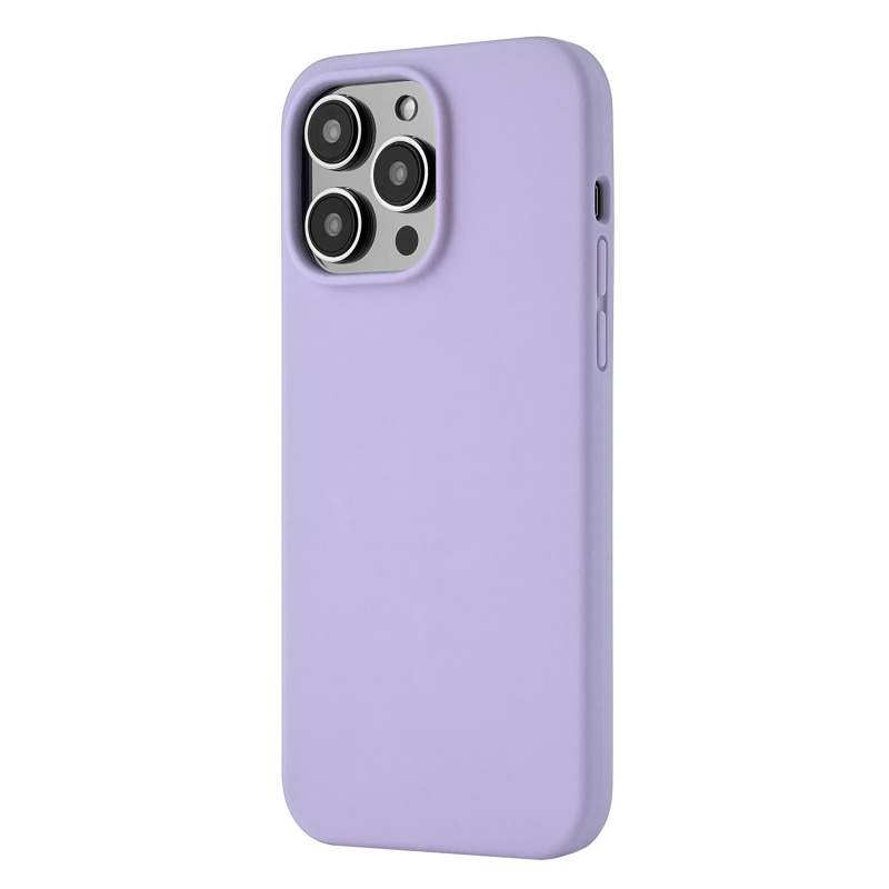 Чехол защитный uBear Touch Case для  iPhone 14 Pro Max, силикон, софт-тач, фиолетовый