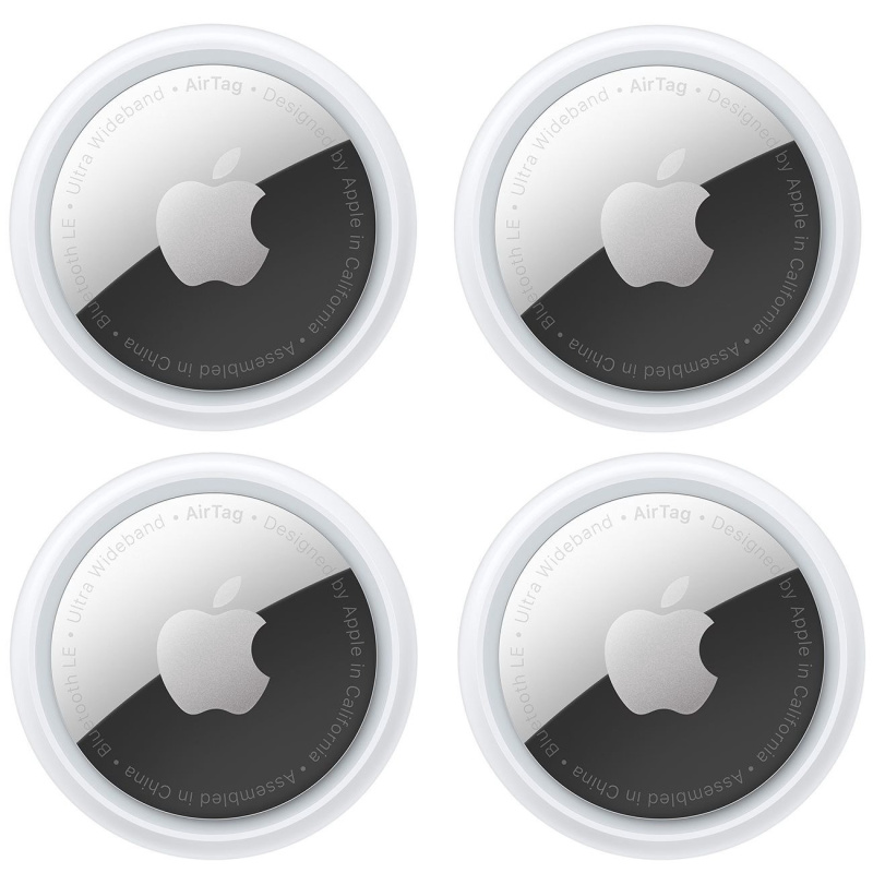 Трекер Apple AirTag (4 Pack), белый