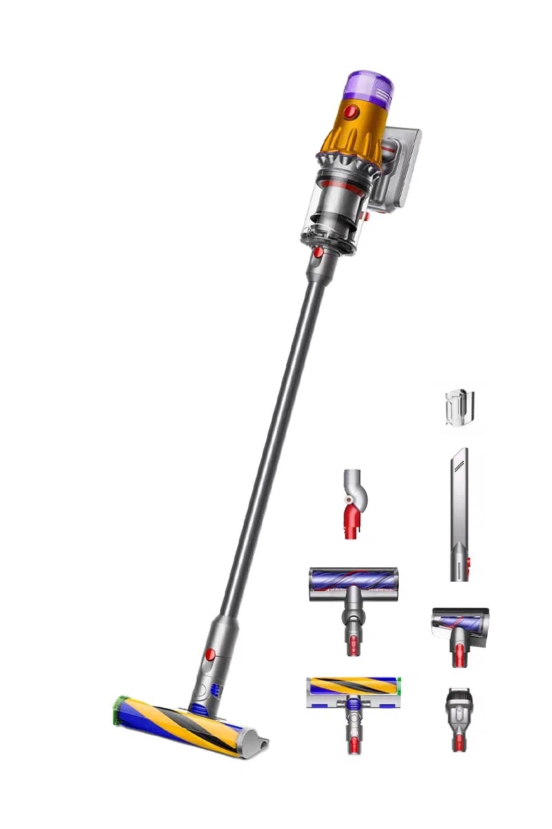 Dyson V12 Slim Detect Absolute, Yellow/Nickel