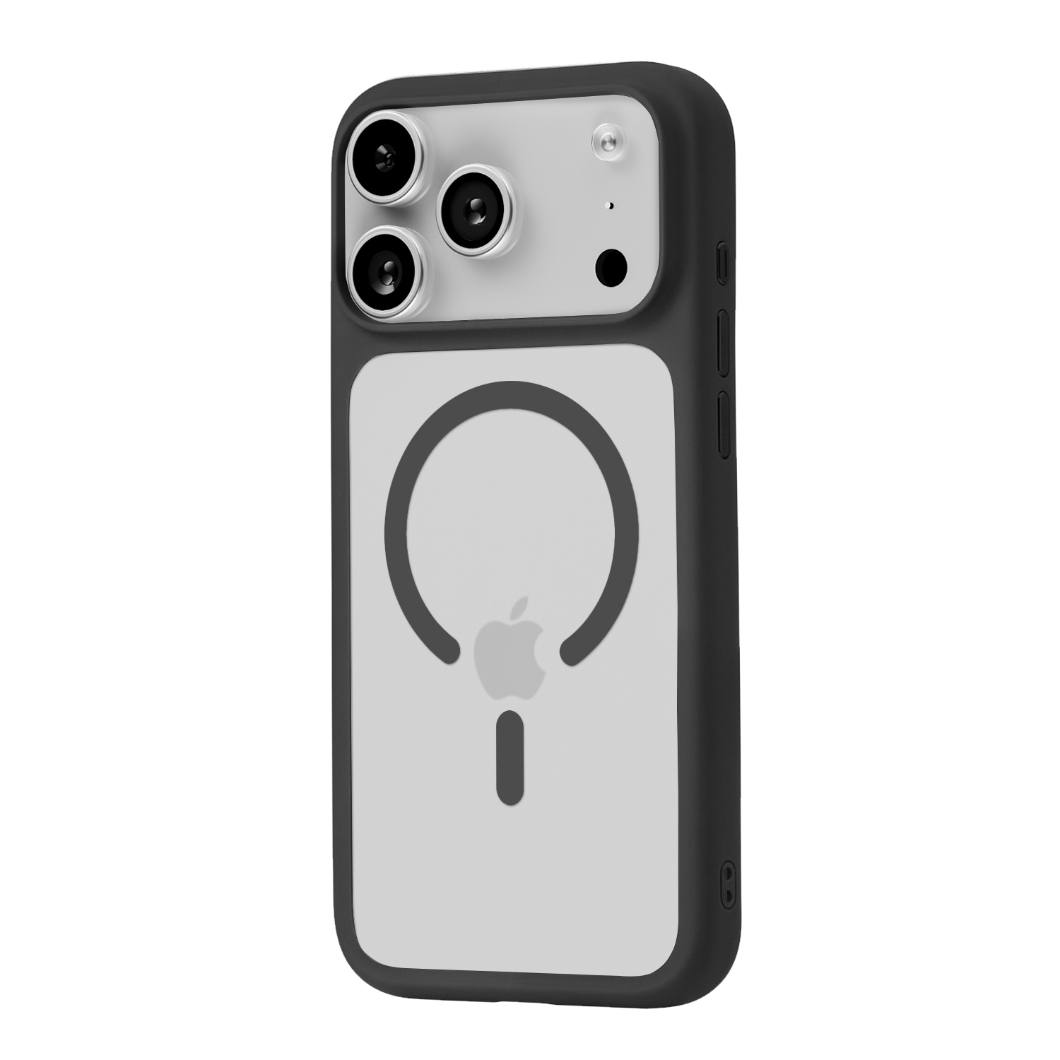 На фото изображено Чехол защитный uBear Shade Case для iPhone 17 Pro Max, чёрный