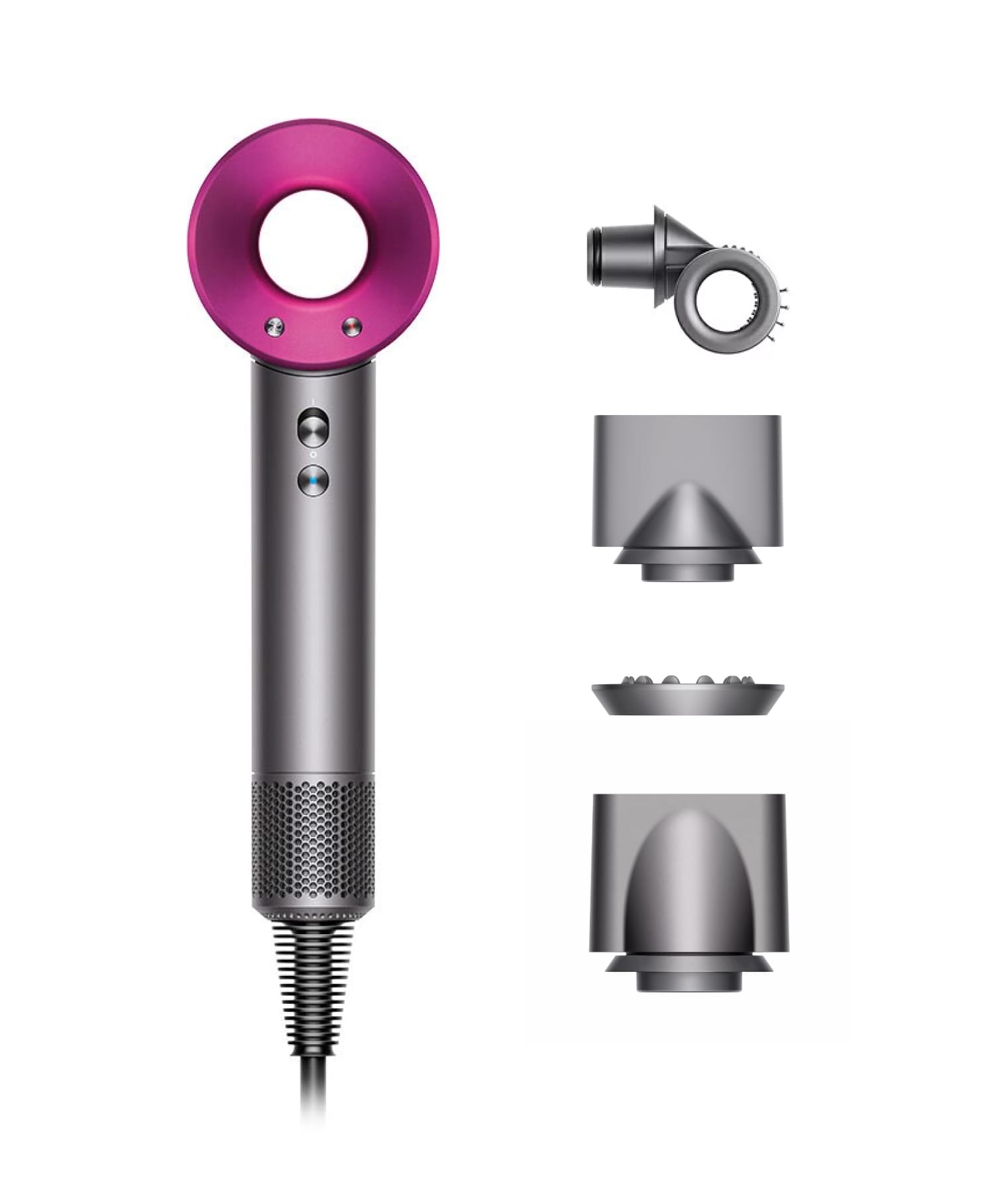 Фен Dyson Supersonic HD15, Nickel/Fuchsia