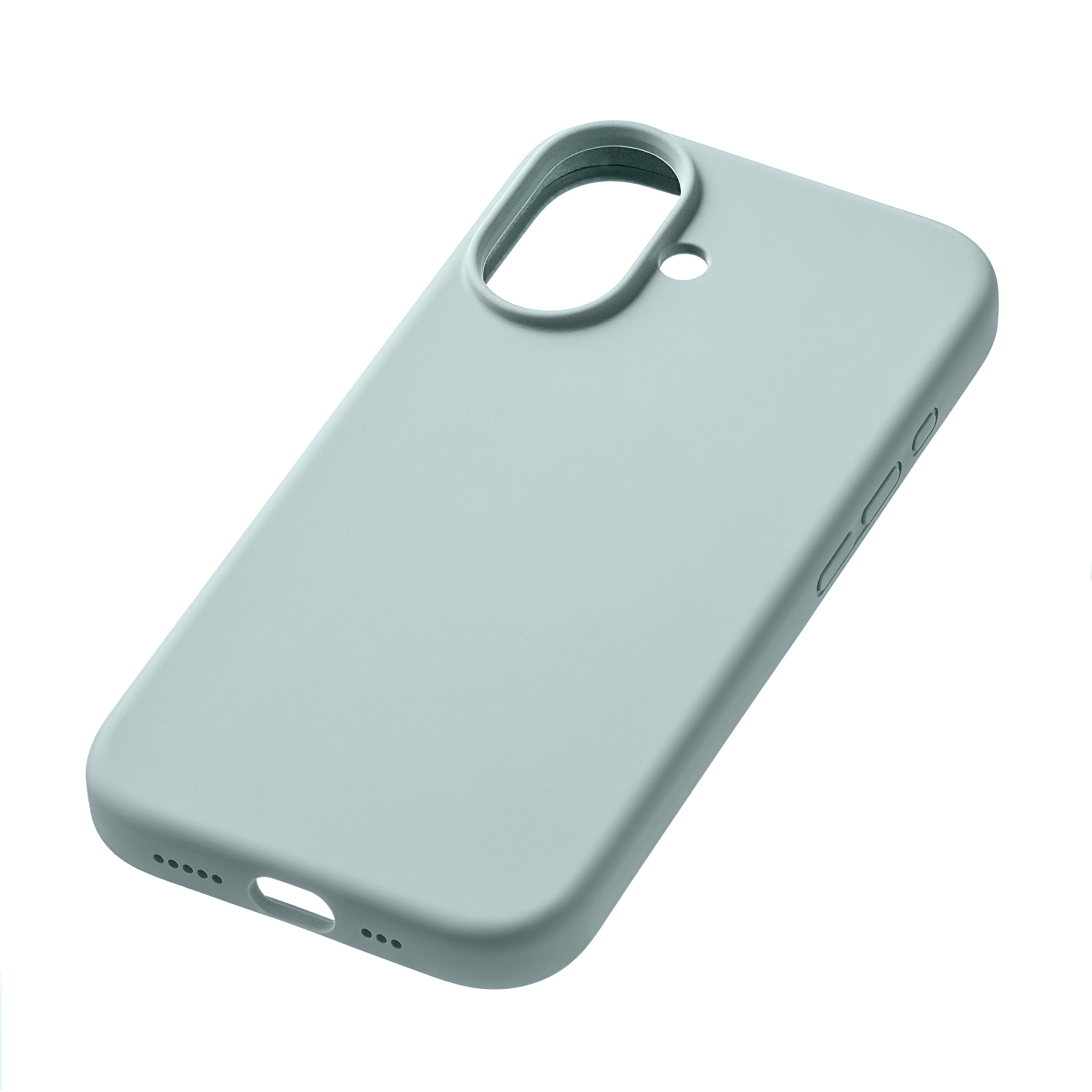 Чехол защитный uBear Touch Mag Case для iPhone 16, MagSafe совместимый, силикон, софт-тач, холодная мята