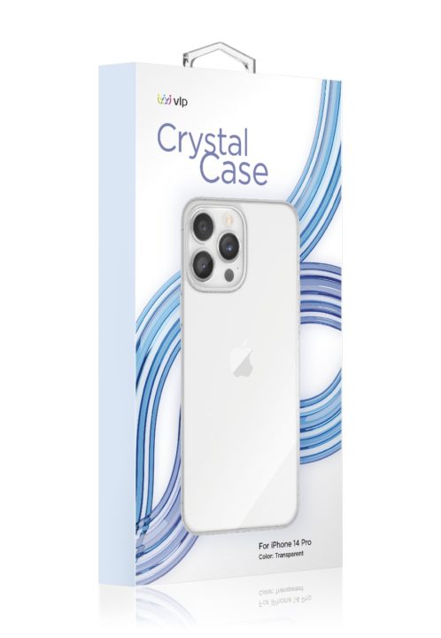 Чехол защитный "vlp" Crystal case для iPhone 14 Pro, прозрачный
