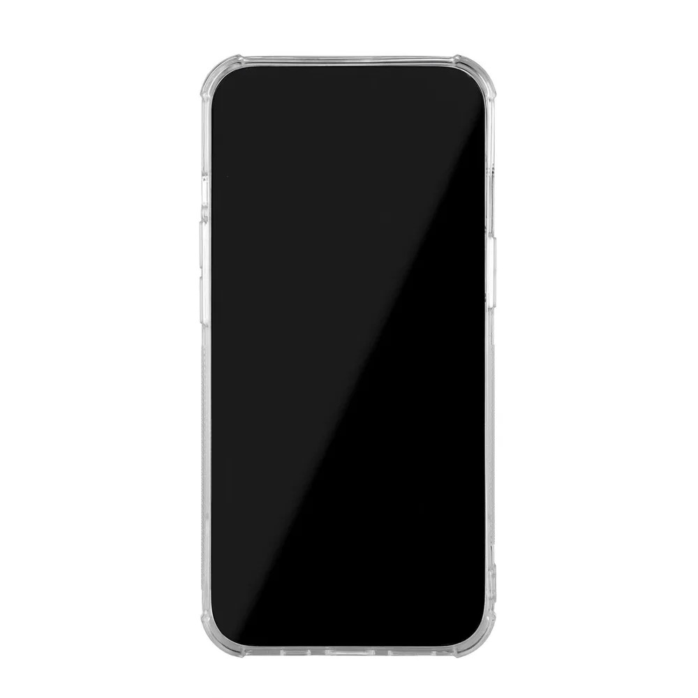 Чехол с отделением для карты ROCKET Clear Plus для iPhone 13, TPU, текстурированный, прозрачный