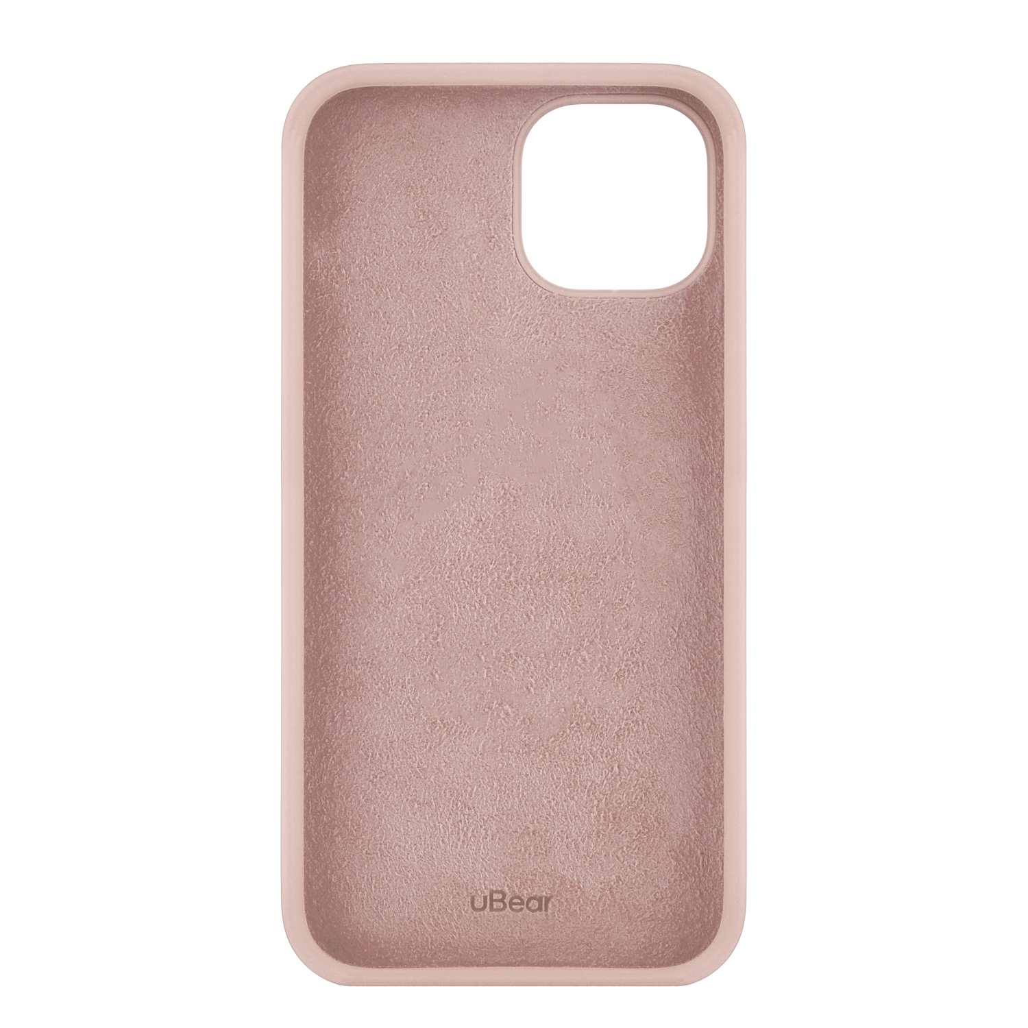 Чехол защитный uBear Touch Case для  iPhone 14, силикон, софт-тач, розовый