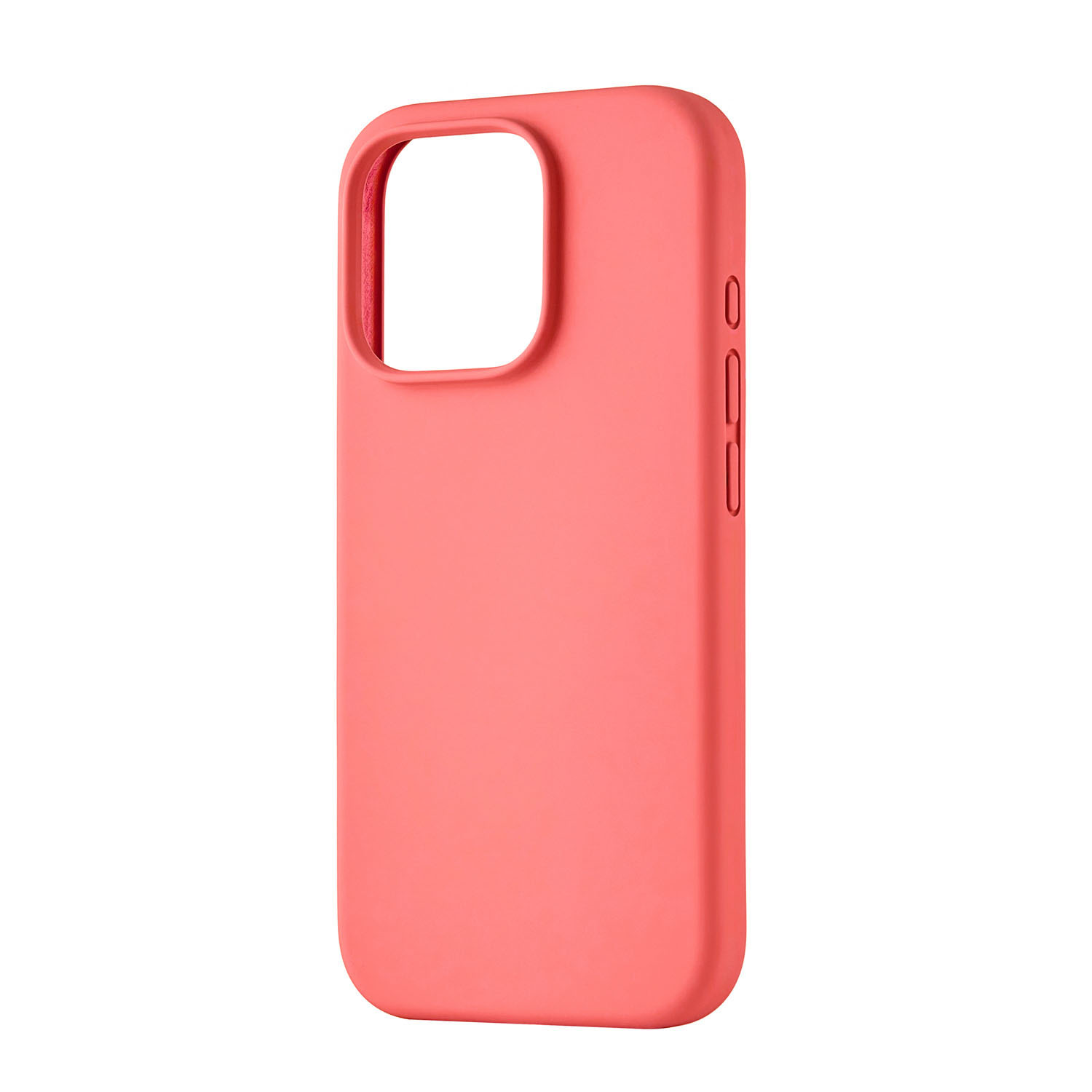 Чехол защитный uBear Touch Mag Case для iPhone 16 Pro, MagSafe совместимый, силикон, софт-тач, коралловый