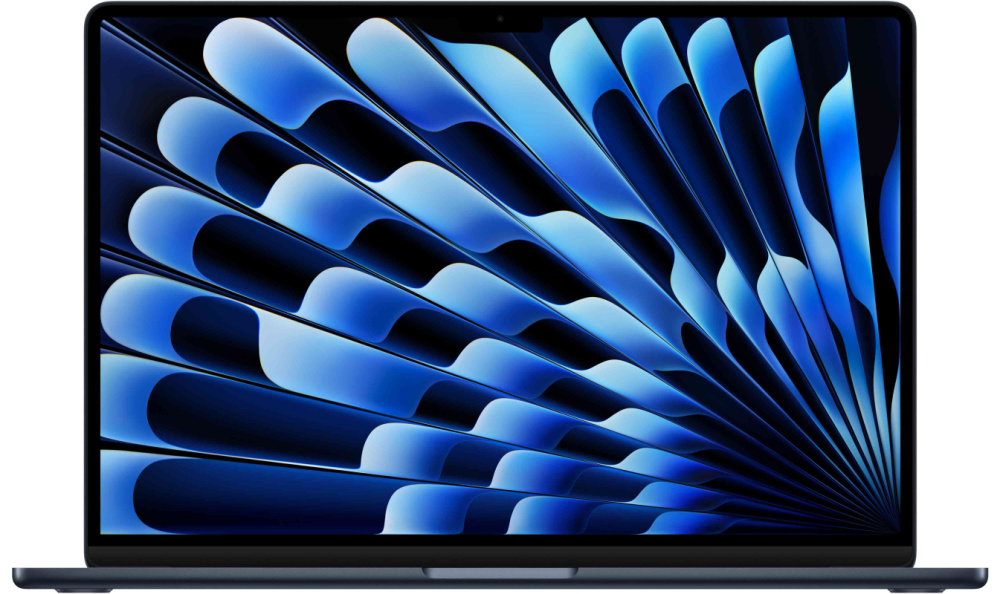 Фото Apple MacBook Air 15" (M5, 10C / 10C, 2026) 16 ГБ, 512 ГБ SSD, Полуночный черный
