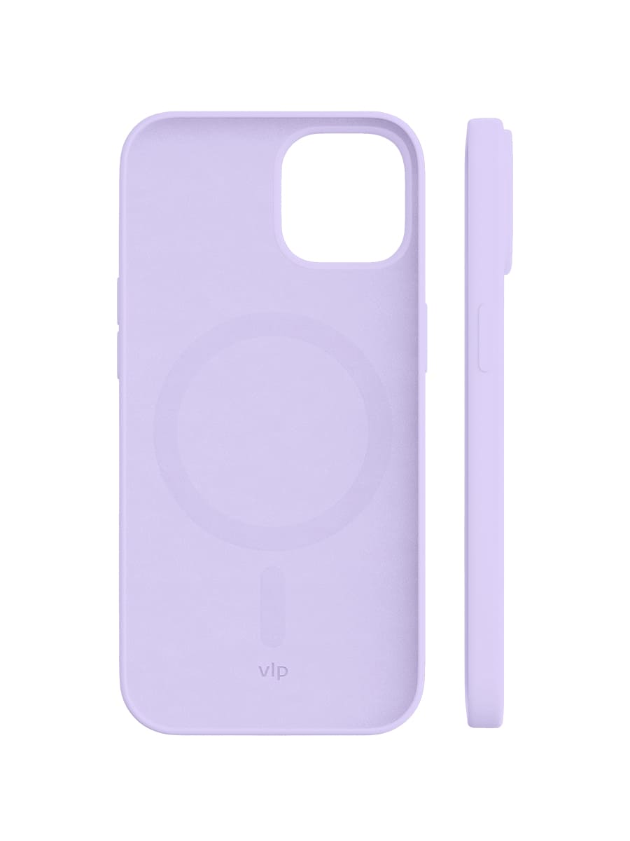 Чехол защитный "vlp" Silicone case с MagSafe для iPhone 14 Plus, сиреневый