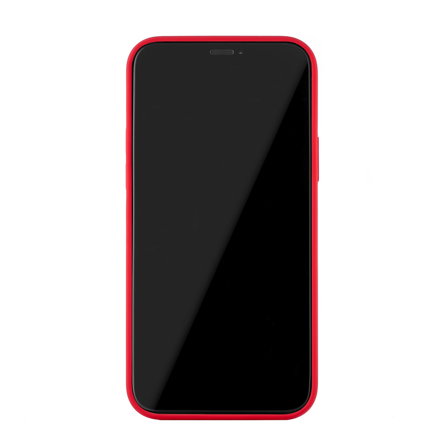 Touch Case  for iPhone 12 mini (Liquid Silicone), красный