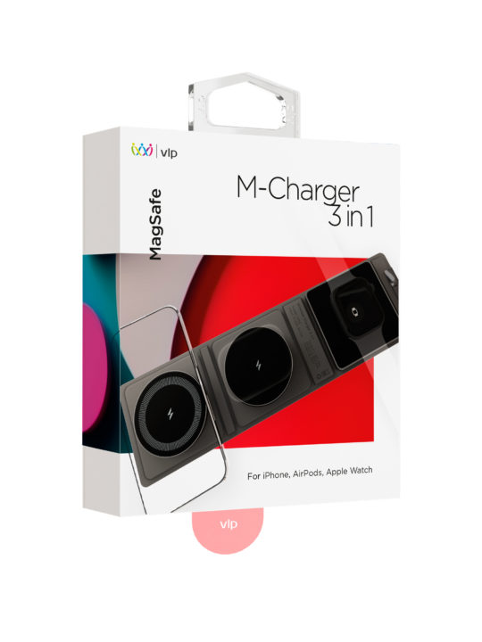 Беспроводное зарядное устройство "vlp" M-Charger для Apple, черное